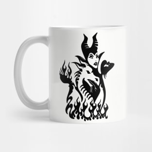 Maleficent's Pets (black) Mug